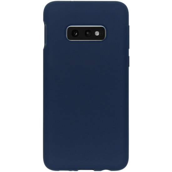 Accezz - Liquid Silicone Backcover voor Samsung Galaxy S10e - Dark Blue