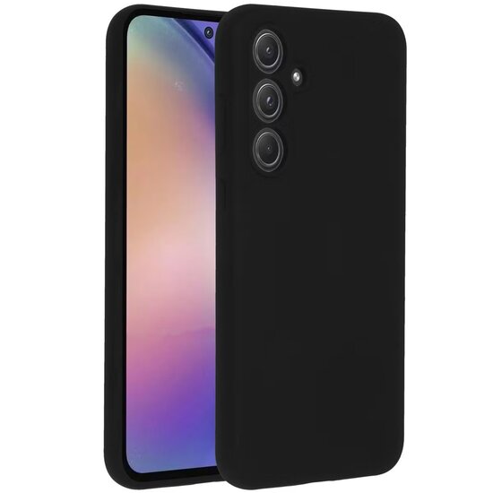Accezz - Liquid Silicone Backcover voor Samsung Galaxy A55 - Black