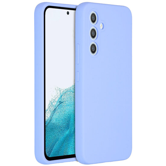 Accezz - Liquid Silicone Backcover voor Samsung Galaxy A54 (5G) - Purple