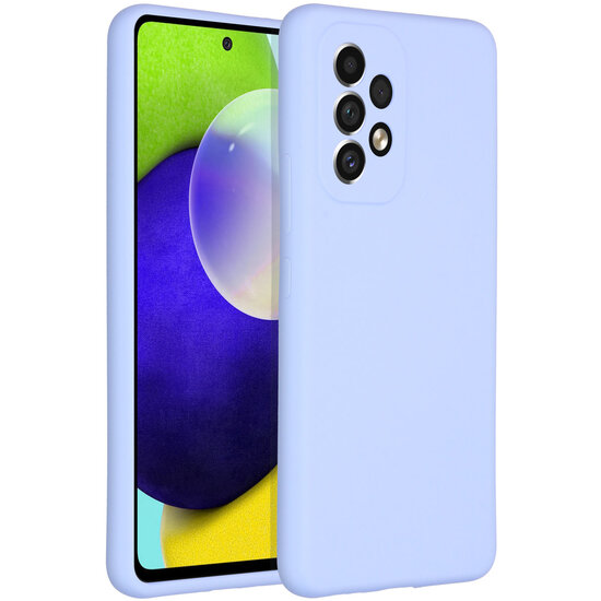 Accezz - Liquid Silicone Backcover voor Samsung Galaxy A53 - Purple