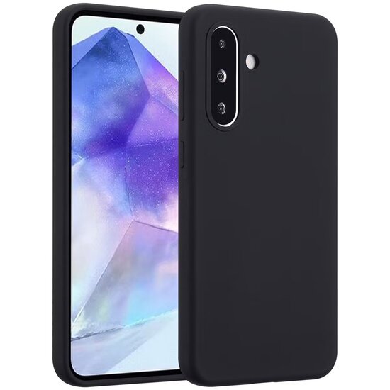 Accezz - Liquid Silicone Backcover voor Samsung Galaxy A36 / A56 - Black