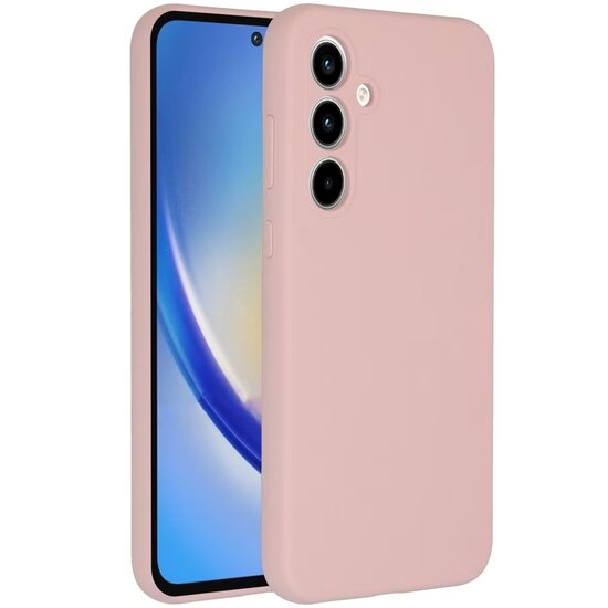 Accezz - Liquid Silicone Backcover voor Samsung Galaxy A35 - Pink