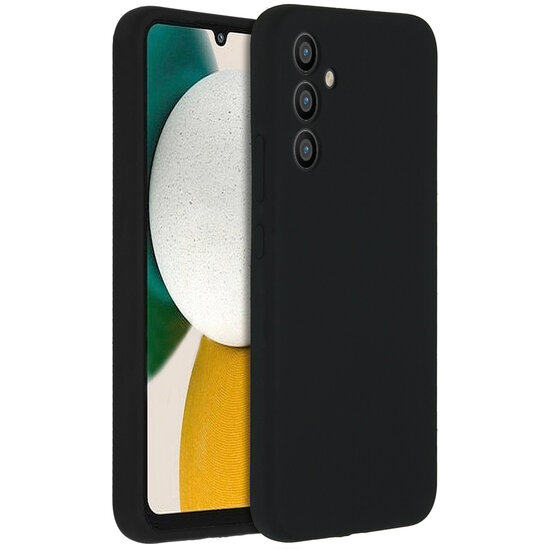 Accezz - Liquid Silicone Backcover voor Samsung Galaxy A34 (5G) - Black