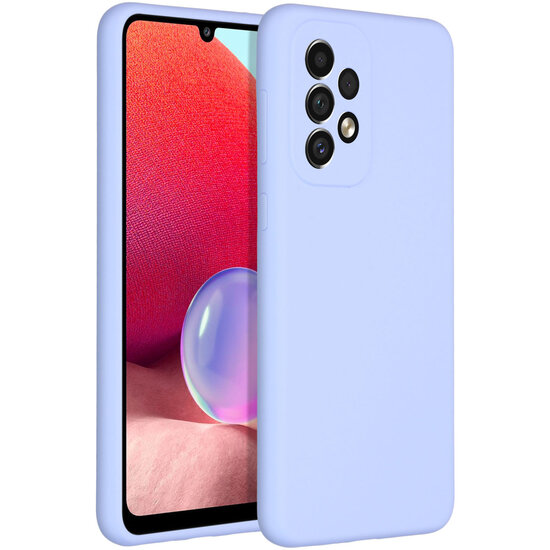 Accezz - Liquid Silicone Backcover voor Samsung Galaxy A33 - Purple