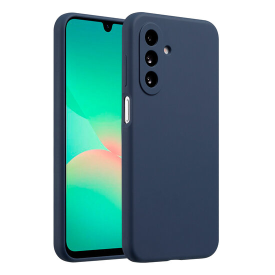 Accezz - Liquid Silicone Backcover voor Samsung Galaxy A26 - Dark Blue
