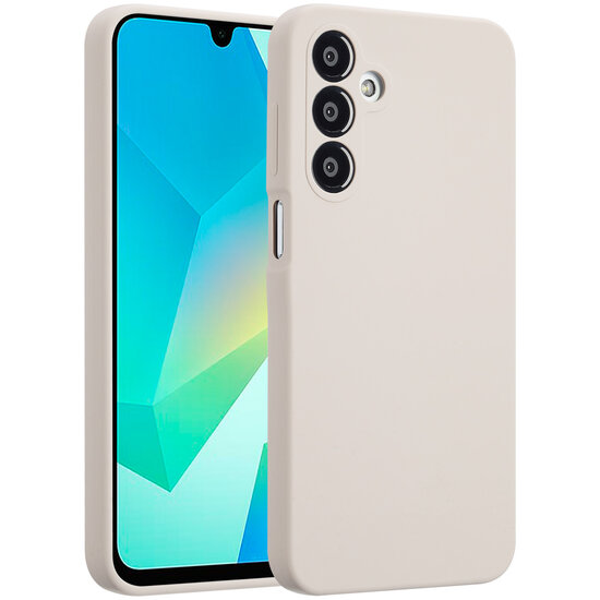 Accezz - Liquid Silicone Backcover voor Samsung Galaxy A16 - Stone