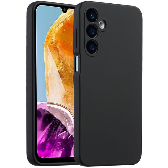 Accezz - Liquid Silicone Backcover voor Samsung Galaxy A16 - Black