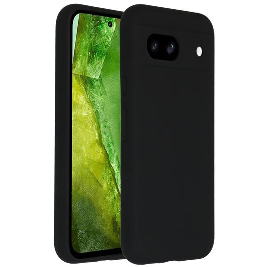Accezz - Liquid Silicone Backcover voor Google Pixel 8a - Black