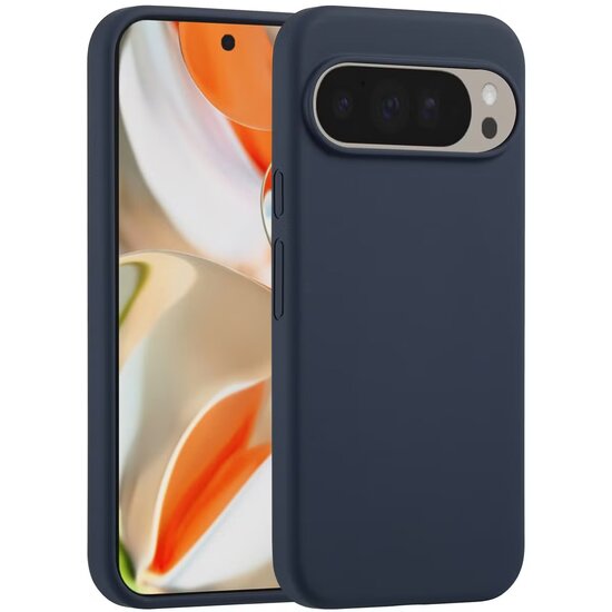 Accezz - Liquid Silicone Backcover voor Google Pixel 10 Pro XL - Dark Blue