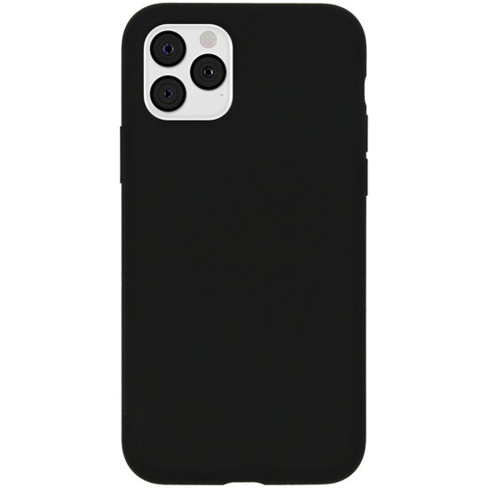 Accezz - Liquid Silicone Backcover voor Apple iPhone 11 Pro - Black