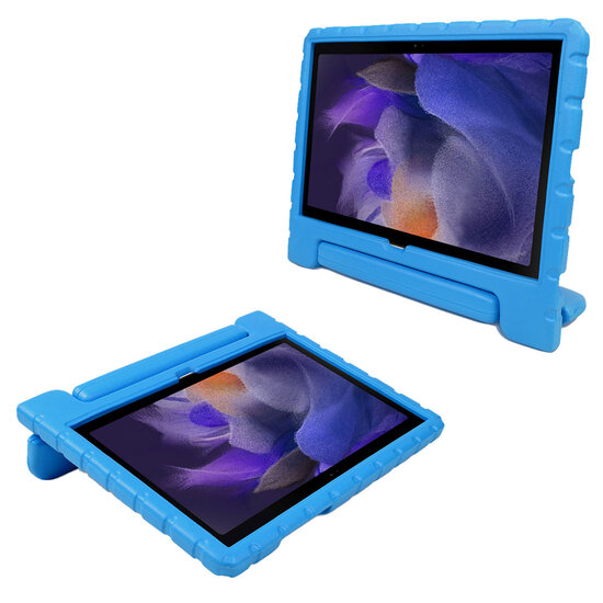 Accezz - Kidsproof Backcover met handvat voor Samsung Galaxy Tab A8 - Blue