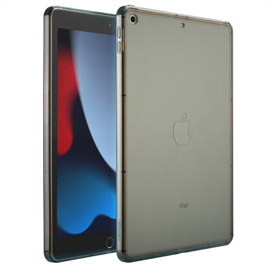 Accezz - Frosted Backcover voor Apple iPad 9 (2021) 10.2 inch / iPad 8 (2020) 10.2 inch / iPad 7 (2019) 10.2 inch - Black