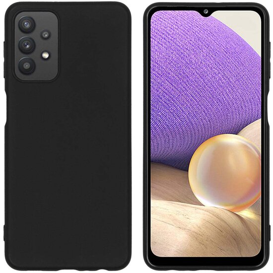 Accezz - Color Backcover voor Samsung Galaxy A32 (5G) - Black