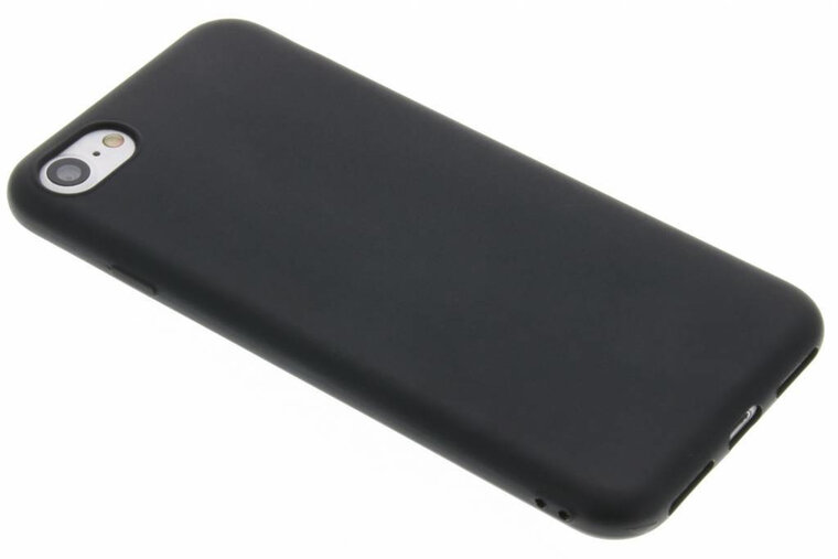 Accezz - Color Backcover voor Apple iPhone SE (2022 / 2020) / 8 / 7 - Black