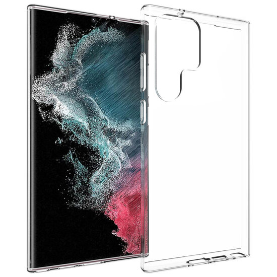 Accezz - Backcover voor Samsung Galaxy S23 Ultra - Transparent