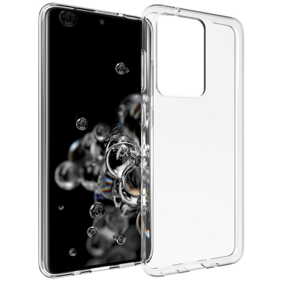 Accezz - Backcover voor Samsung Galaxy S20 Ultra - Transparent
