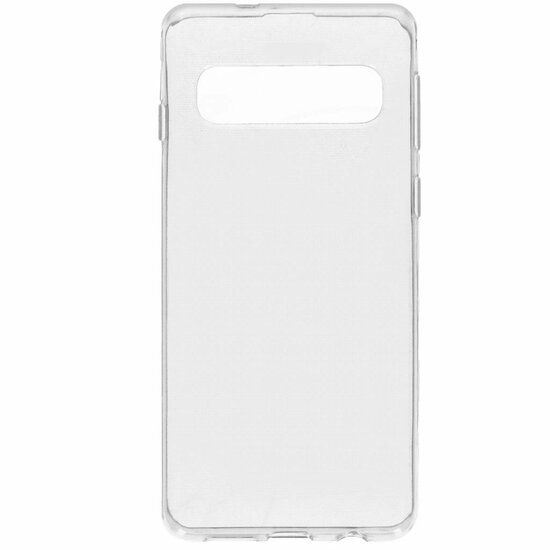 Accezz - Backcover voor Samsung Galaxy S10 - Transparent