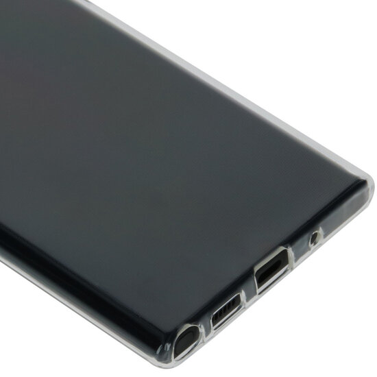 Accezz - Backcover voor Samsung Galaxy Note 10 Plus - Transparent