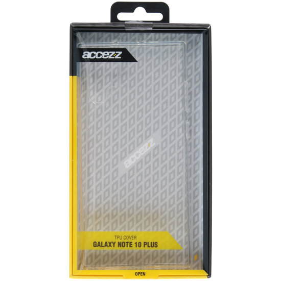 Accezz - Backcover voor Samsung Galaxy Note 10 Plus - Transparent