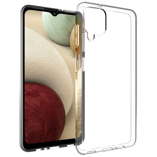 Accezz - Backcover voor Samsung Galaxy A12 - Transparent