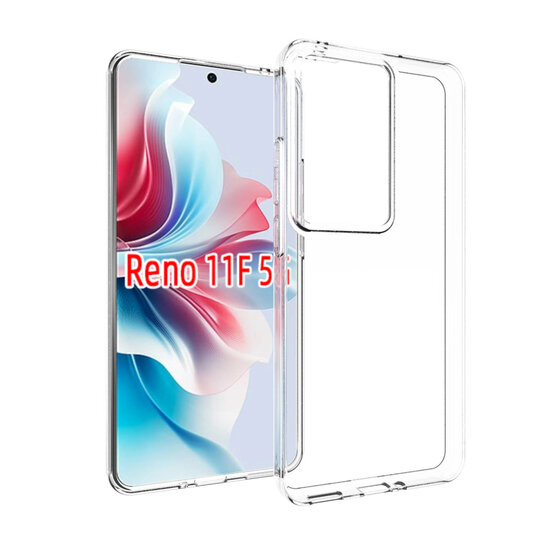 Accezz - Backcover voor OPPO Reno 11 F - Transparent