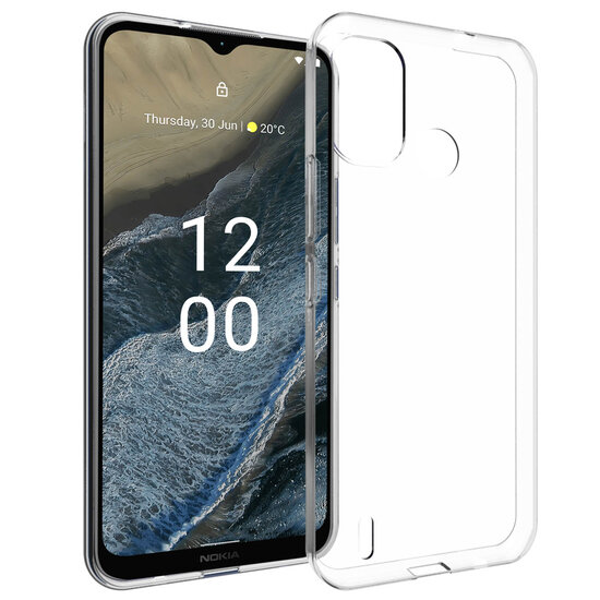 Accezz - Backcover voor Nokia G11 Plus - Transparent