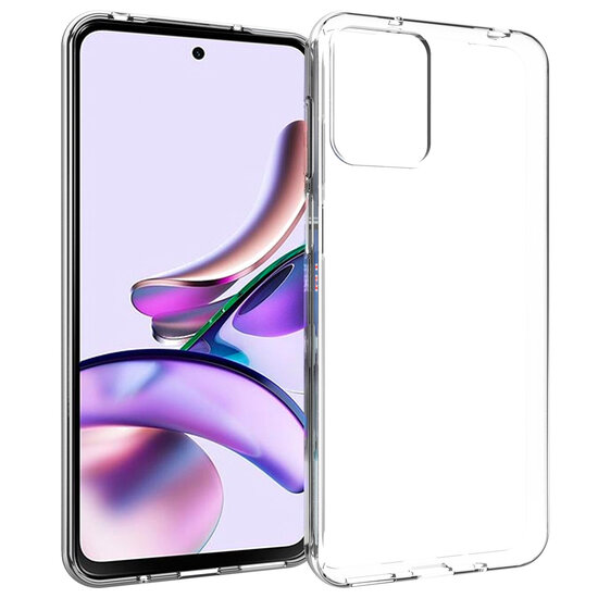 Accezz - Backcover voor Motorola Moto G13 / G23 - Transparent