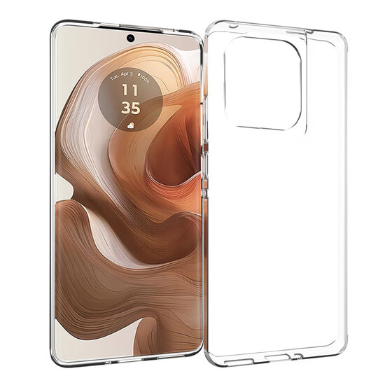 Accezz - Backcover voor Motorola Edge 50 Ultra - Transparent