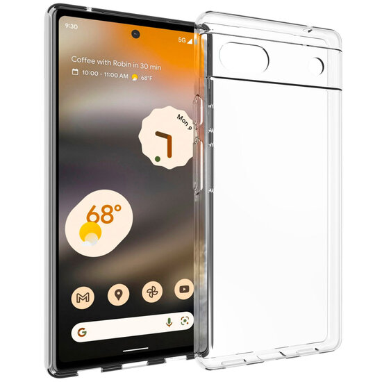 Accezz - Backcover voor Google Pixel 6a - Transparent