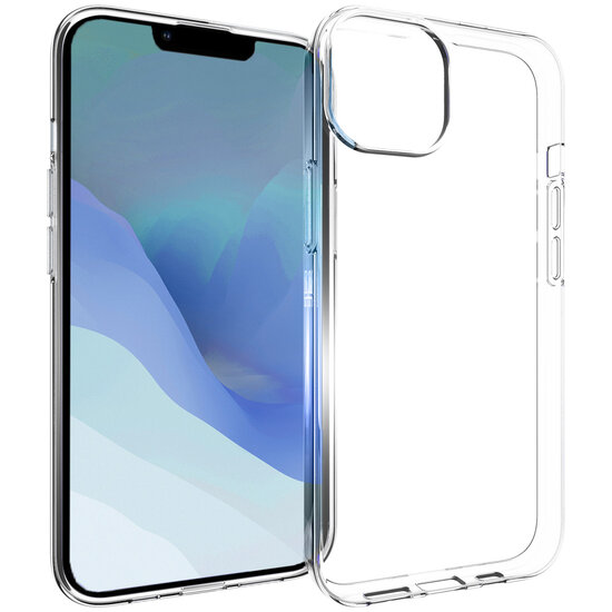 Accezz - Backcover voor Apple iPhone 14 - Transparent