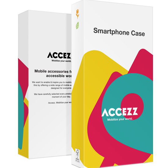 Accezz - 100% Recycled Backcover voor Samsung Galaxy S24 Ultra - Transparent