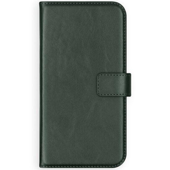 Selencia - Genuine Leather Bookcase voor Samsung Galaxy A42 - Green