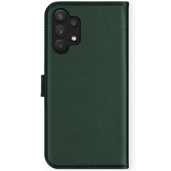 Selencia - Genuine Leather Bookcase voor Samsung Galaxy A32 (4G) - Green