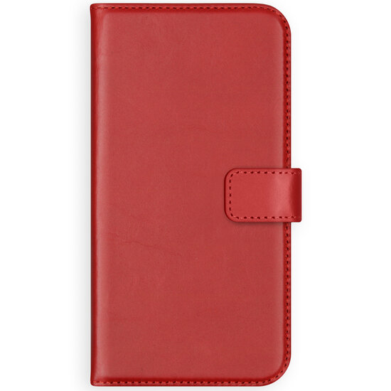 Selencia - Genuine Leather Bookcase voor Apple iPhone 11 Pro - Red