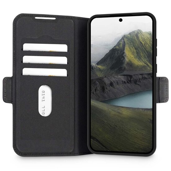 dbramante1928 - Oslo Pro Bookcase voor Samsung Galaxy S25 - Black