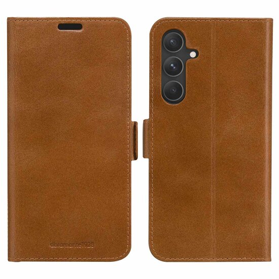 dbramante1928 - Copenhagen Bookcase voor Samsung Galaxy S24 - Tan