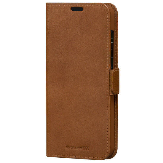 dbramante1928 - Copenhagen Bookcase voor Samsung Galaxy S24 - Tan