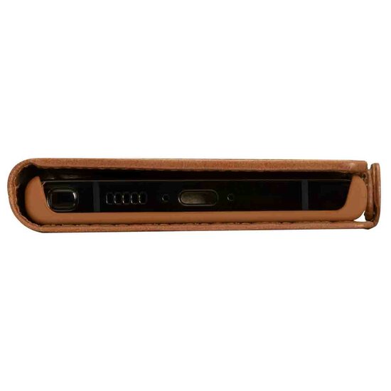 dbramante1928 - Copenhagen Bookcase voor Samsung Galaxy S23 Ultra - Brown