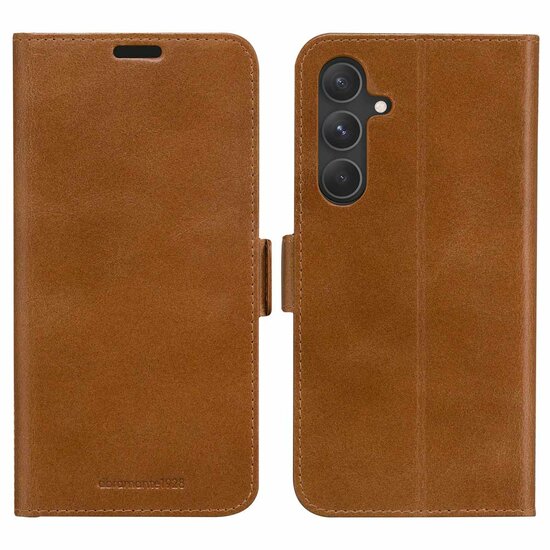 dbramante1928 - Copenhagen Bookcase voor Samsung Galaxy A55 - Tan