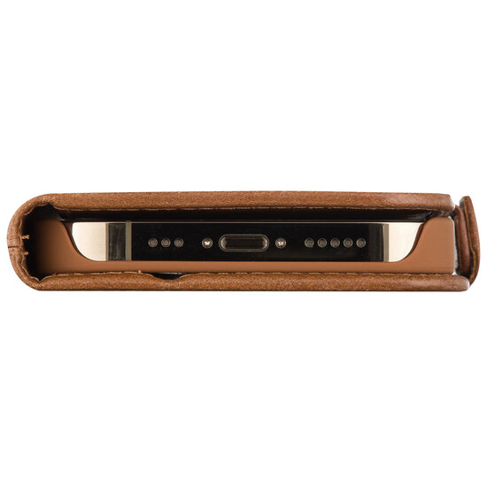 dbramante1928 - Copenhagen Bookcase voor Apple iPhone 15 Pro Max - Brown