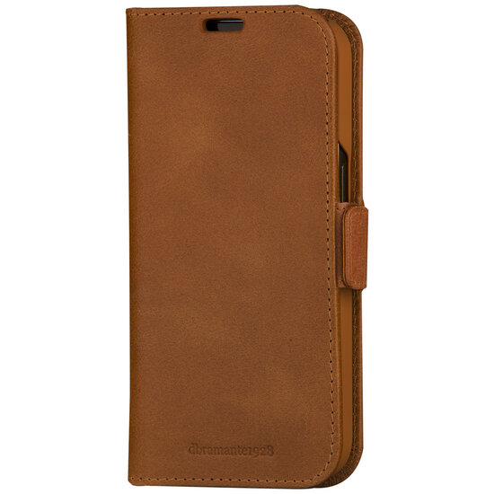 dbramante1928 - Copenhagen Bookcase voor Apple iPhone 15 Pro Max - Brown