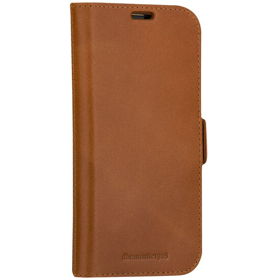 dbramante1928 - Copenhagen Bookcase voor Apple iPhone 15 Pro - Brown