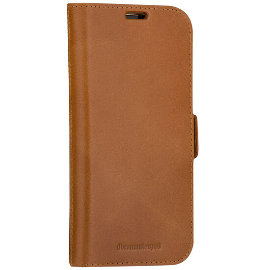 dbramante1928 - Copenhagen Bookcase voor Apple iPhone 15 - Brown