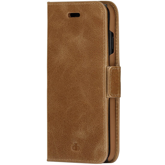 dbramante1928 - Copenhagen Bookcase voor Apple iPhone 14 - Brown