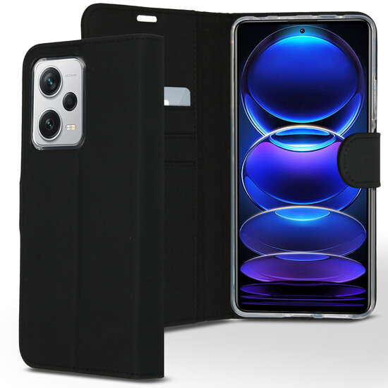 Accezz - Wallet Softcase Bookcase voor Xiaomi Redmi Note 12 Pro Plus - Black