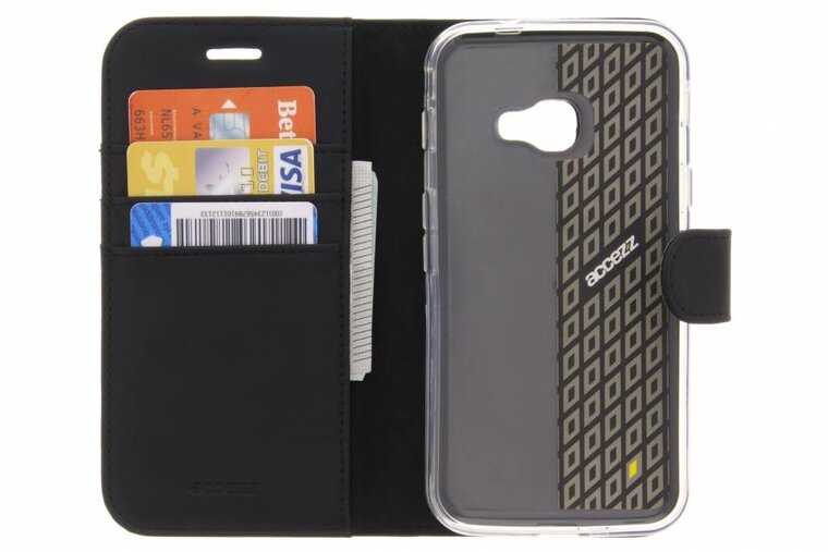Accezz - Wallet Softcase Bookcase voor Samsung Galaxy Xcover 4 / 4S - Black