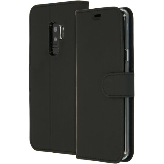 Accezz - Wallet Softcase Bookcase voor Samsung Galaxy S9 Plus - Black