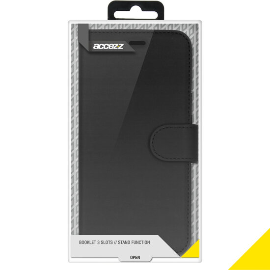 Accezz - Wallet Softcase Bookcase voor Samsung Galaxy S8 Plus - Black