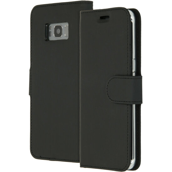Accezz - Wallet Softcase Bookcase voor Samsung Galaxy S8 - Black
