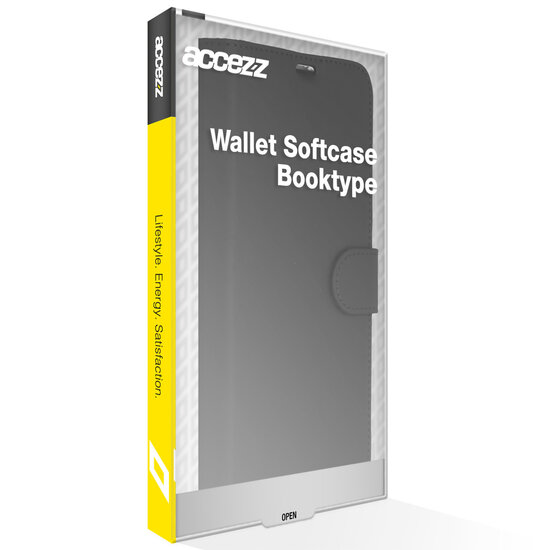 Accezz - Wallet Softcase Bookcase voor Samsung Galaxy S24 Plus - Black